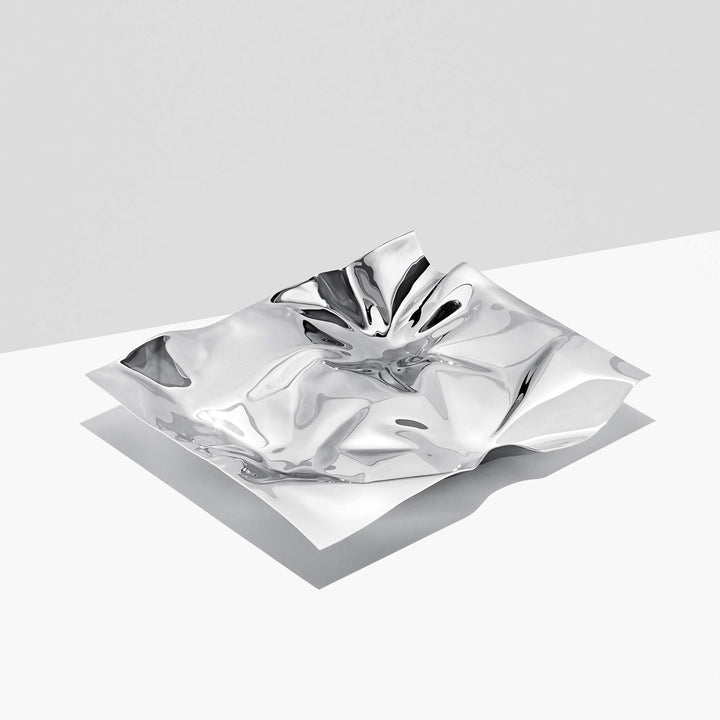 Georg Jensen GJ 083479 Panton Dish mittel, Edelstahl, Stainless Steel, 39 x 31,5 x 7,3 cm 39 x 31.5