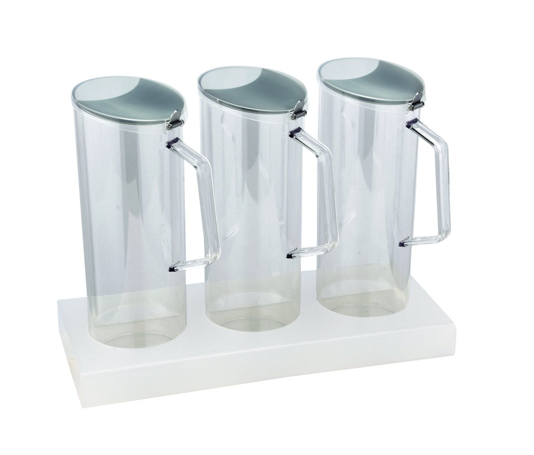 Müslispender Cerealienspender Spender 3 x 1,5 Liter Polycarbonat 4 Teilig
