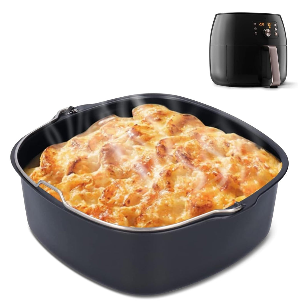 Air Fryer Back Kit, Heissluftfritteuse Zubehör Grill Master Accessory Kit, Antihaft Airfryer Zubehör