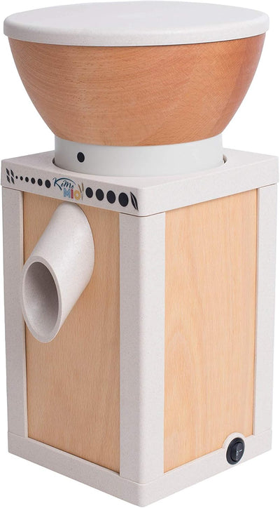 KoMoMio natur| Made in Austria | Edelkorund und Keramik Mahlstein | + 2,5 kg Bio Weizen