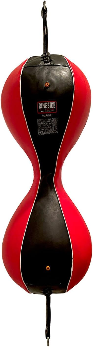Ringside Unisex-Erwachsene DDEB Tasche mit Zwei Enden, Rot/Schwarz, 16" W x 2" H
