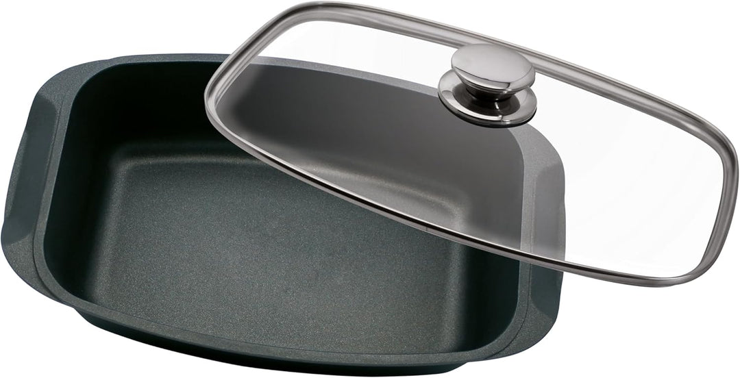 ELO Quatrorondo Bräter mit ELODUR® Edition, Aluminiumguss, hochwertige Antihaftversiegelung, kratzfe