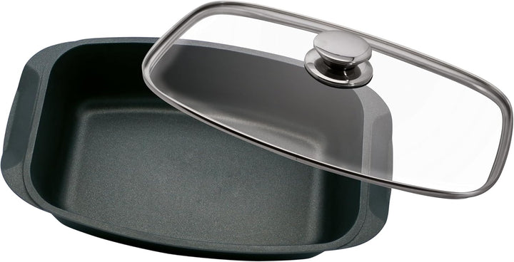 ELO Quatrorondo Bräter mit ELODUR® Edition, Aluminiumguss, hochwertige Antihaftversiegelung, kratzfe