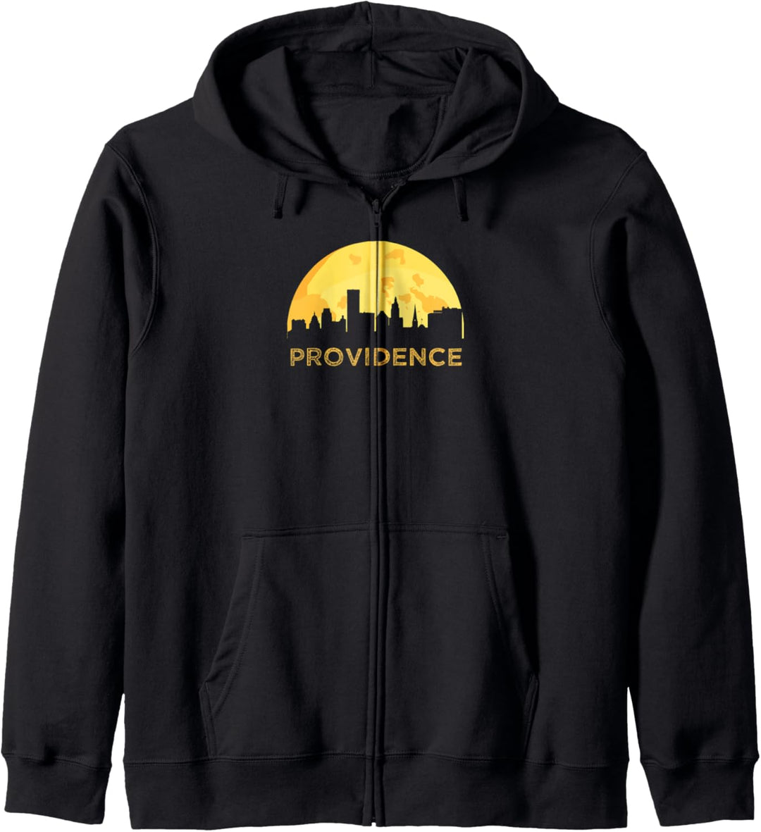 Rhode Islander City Souvenir Providence Rhode Island Skyline Kapuzenjacke