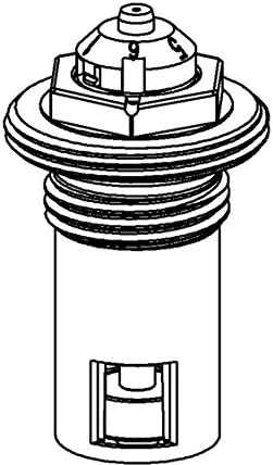 HEIMEIER Thermostat-Oberteil für VHK mit genauer Voreinstellung, G 1/2 Weiss