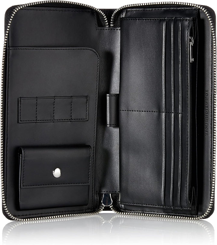 Tommy Hilfiger Damen Th Element Reisezubehör-Reisebrieftasche, Schwarz