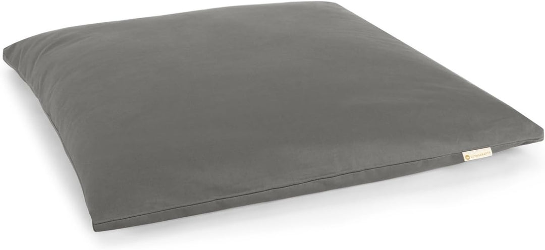 Lotuscrafts Meditationsmatte Zabuton Deluxe - Extra Dick - Meditationskissen Unterlage für entspannt