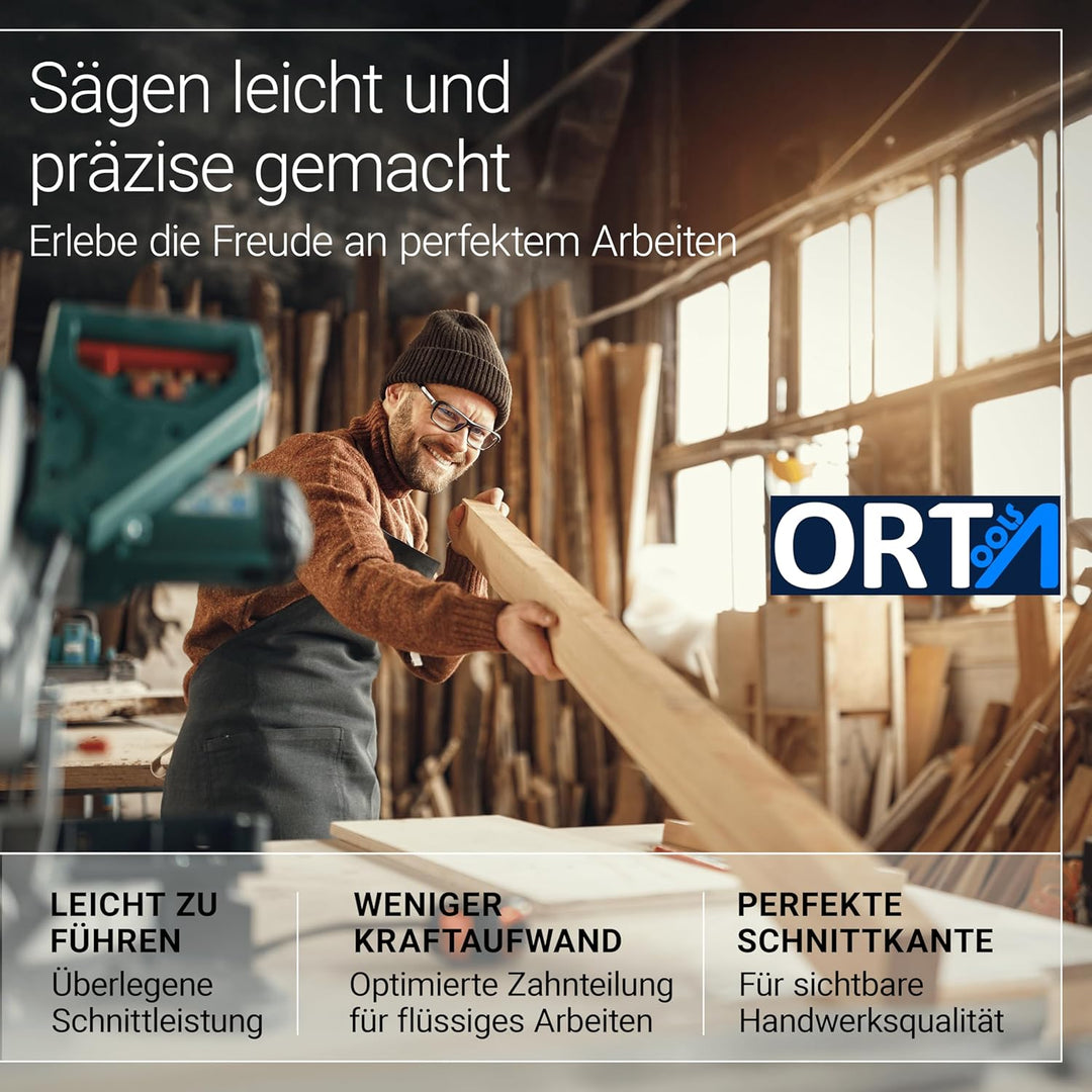 Orta Flexback Carbonstahl Bandsägeblatt | kompatibel mit gängigen Bandsägen | Weich-/Hartholz, Kunst