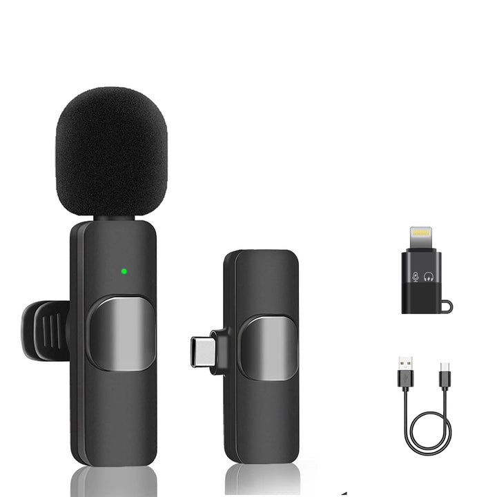 Jk products shopping online Kabelloses Lavalier-Mikrofon, kompatibel mit Apple iPad, Android, iOS, S