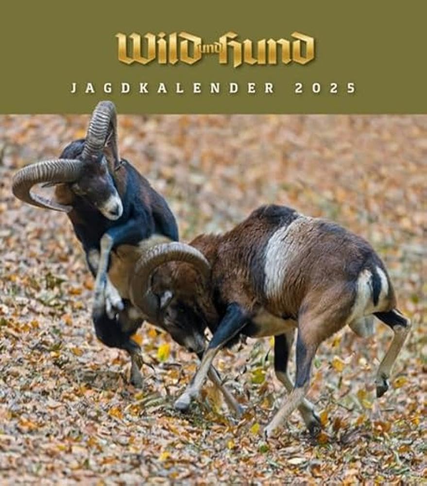 Jagdkalender Tischvariante 2025: WILD UND HUND, Kalender