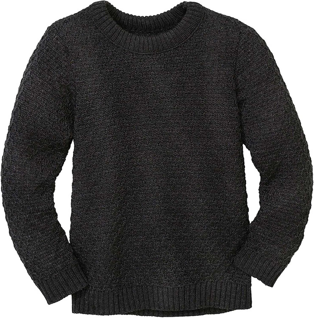 Disana Aran-Pullover, besonders warm | 100% Bio-Merinowolle GOTS, IVN Best | Kleinkind Kind Unisex |