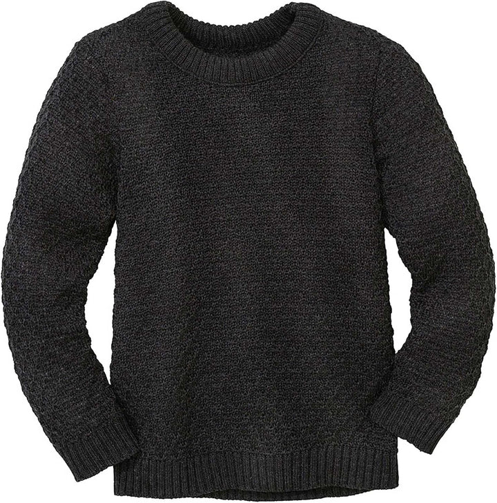 Disana Aran-Pullover, besonders warm | 100% Bio-Merinowolle GOTS, IVN Best | Kleinkind Kind Unisex |