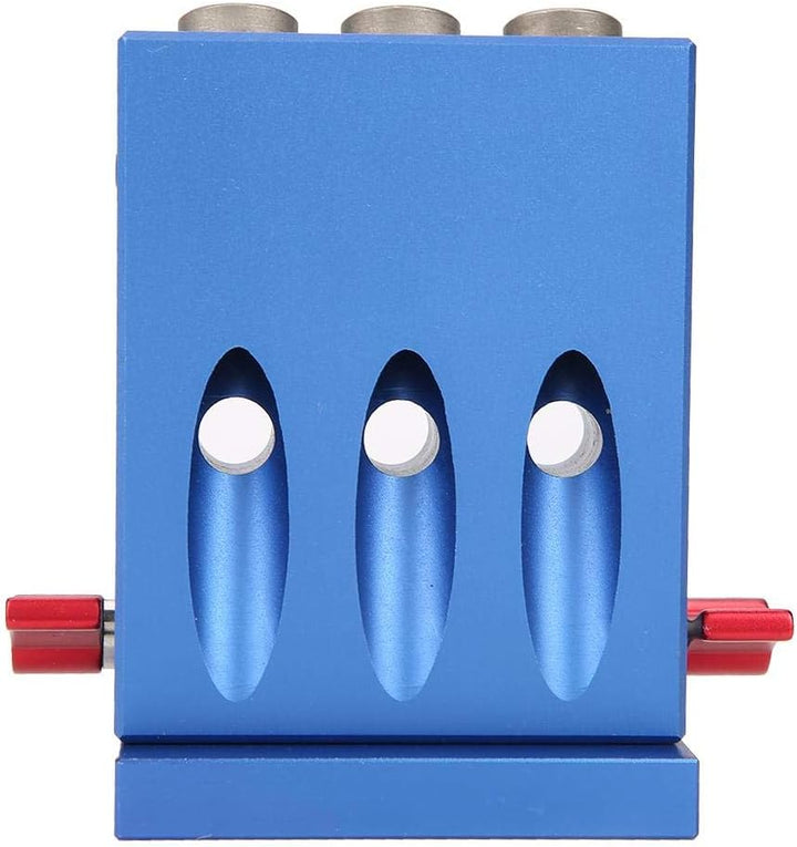 Taschenloch Bohrvorrichtung Set, Aluminiumlegierung Dübelbohr Set Taschenloch Jig Kit Holzbearbeitun