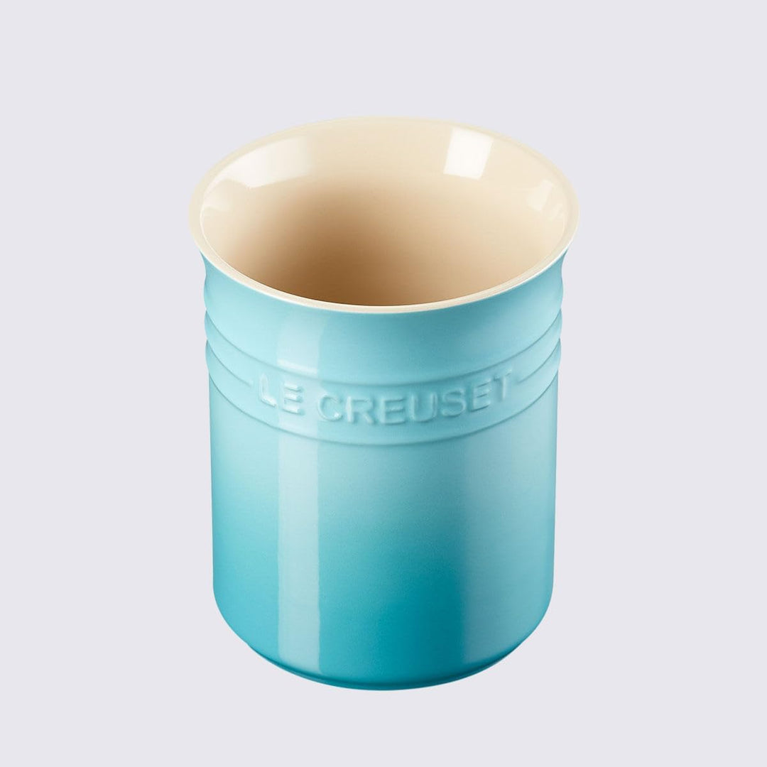 LE CREUSET Topf für Kochkellen aus Steinzeug, 1,1 Liter, Karibik, 71501111700001 Kirschrot, Kirschro