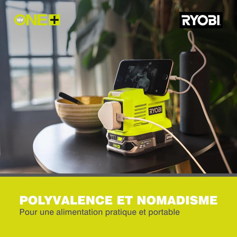 RYOBI - 4 V Mini-Multifunktionswerkzeug RRT4-120GA15-5000-25.000 U/min - werkzeugloser Zubehörwechse