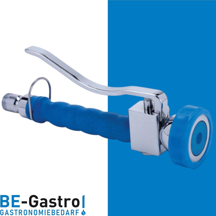 BE-GASTRO I Profi Gastro Geschirrbrause Zweiloch "Premium" Wandarmatur inkl. Wasserhahn, Mischbatter