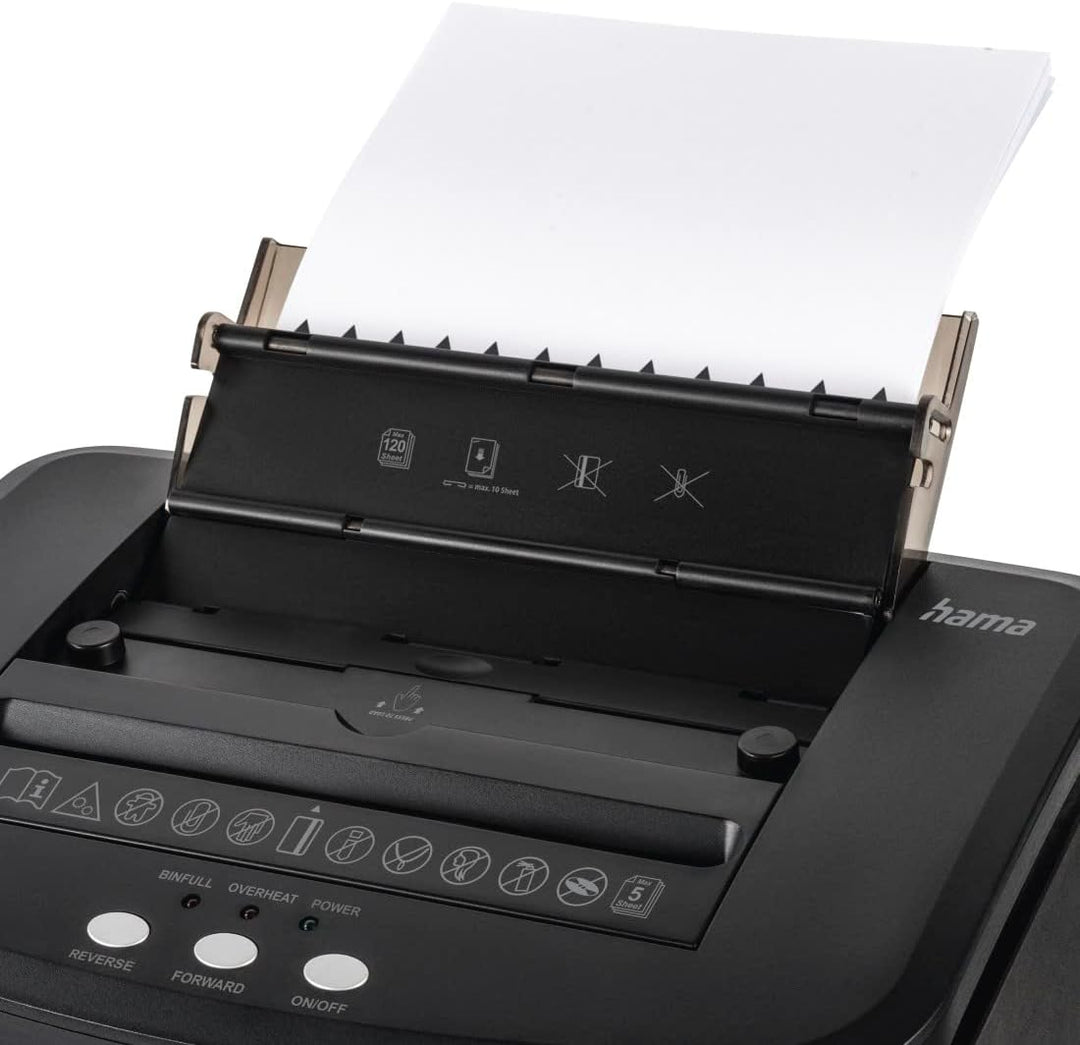 Hama Aktenvernichter Einzug Aktenvernichter professionell Home Office (Partikelschnitt, Schredder, e