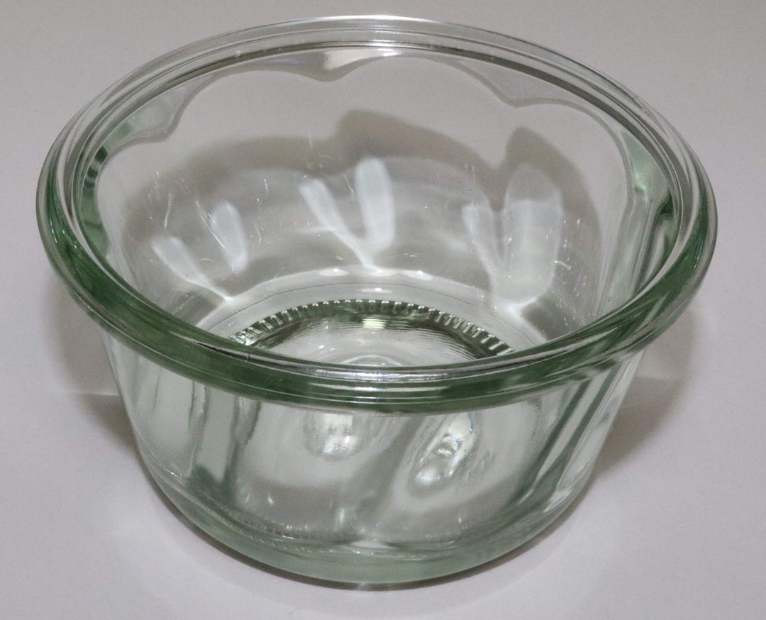 Weck Glas 6 280ml Gugelhupf Form RR100 mit Auswahl Zubehör im Original Weck Karton (Mit Glasdeckel,