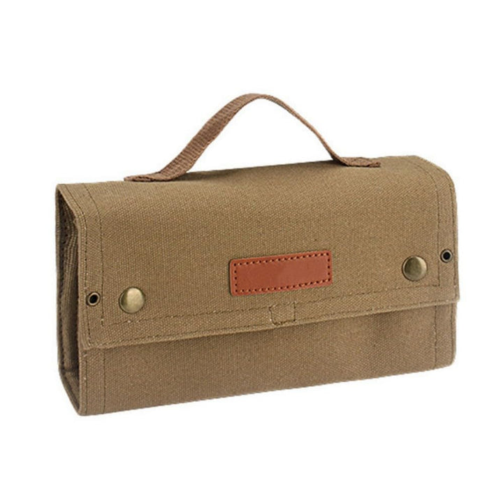 ACEXIER Outdoor Camping Tragbare Picknick Grill Gewürz Flasche Aufbewahrungstasche (Tan), Tan