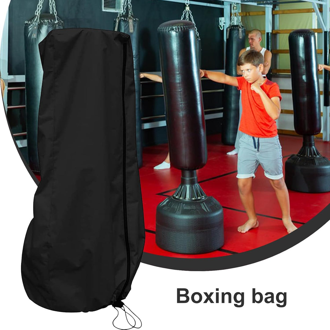 Schutzhülle für Boxsack, 56 x 132 cm, Schutzbezug für Boxsack, 210D Oxford, Staubschutz, verstellbar