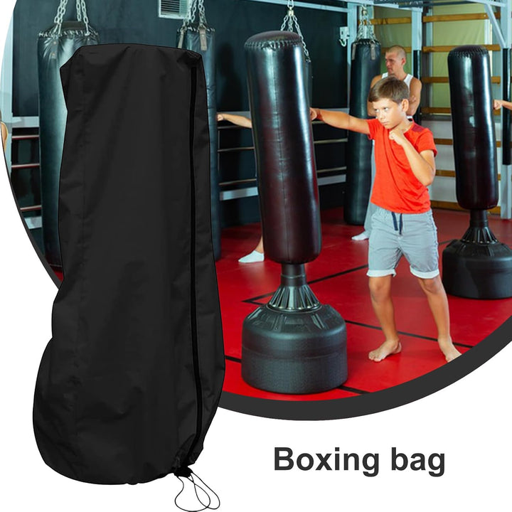Schutzhülle für Boxsack, 56 x 132 cm, Schutzbezug für Boxsack, 210D Oxford, Staubschutz, verstellbar