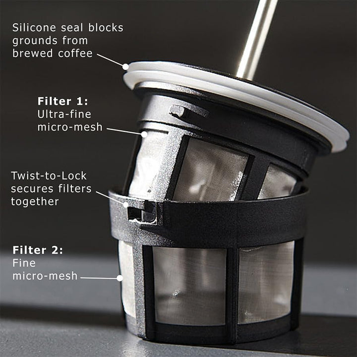 Espro P0 Ultralight Travel Coffee Press - Aegean Blue