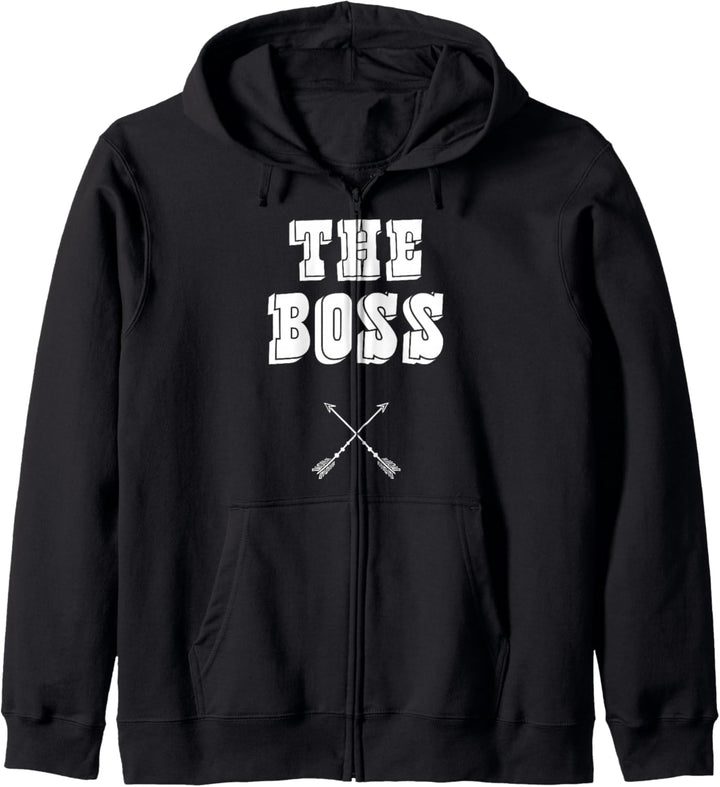 Husband Father The Boss Matching Couples Kapuzenjacke