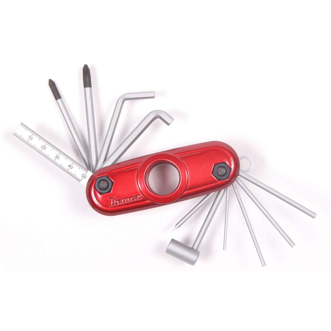Ibanez MTZ11 Multi-Tool for Guitar - Red Rot, Rot