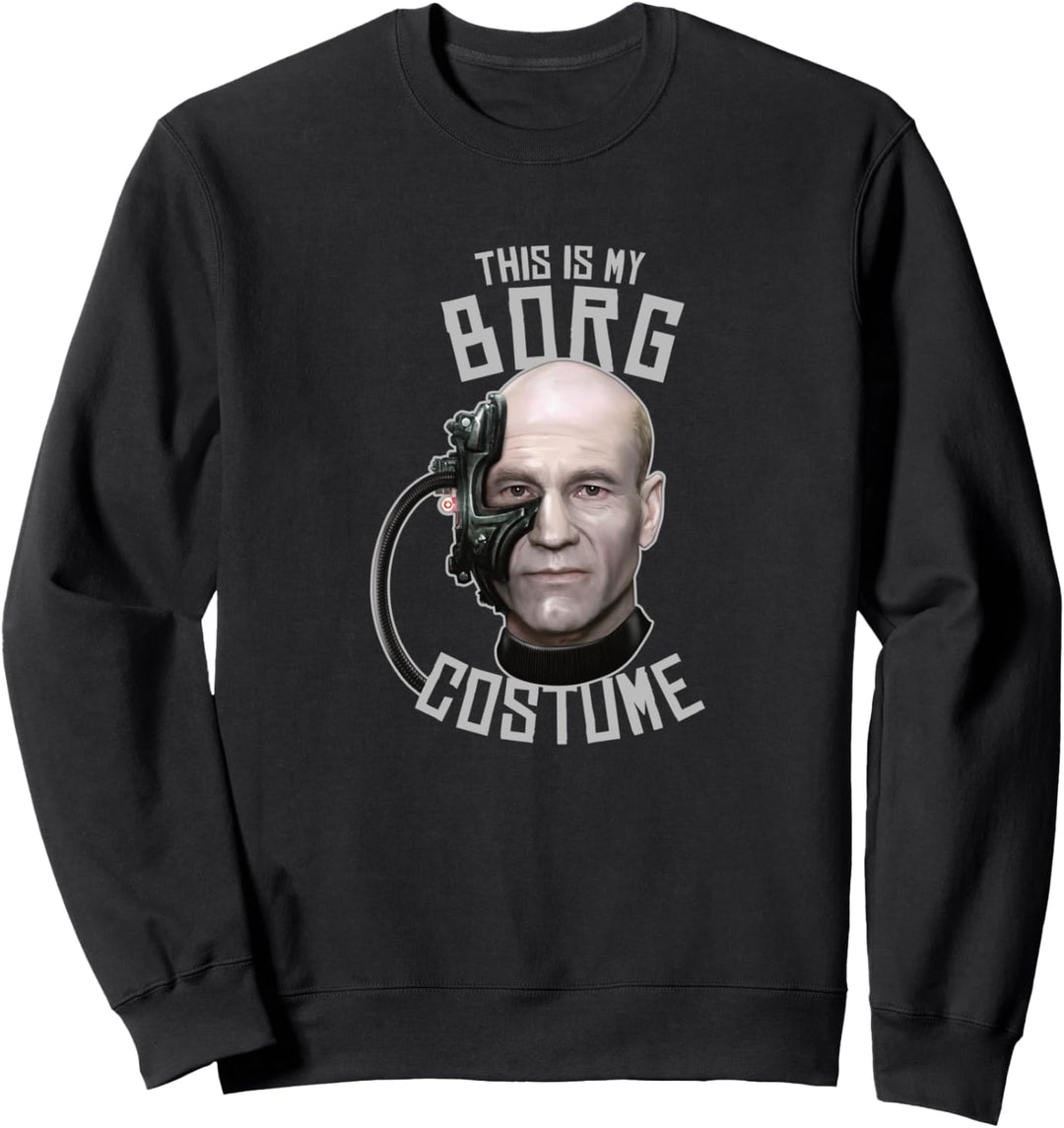 Star Trek: Next Generation My Borg Costume Halloween Sweatshirt