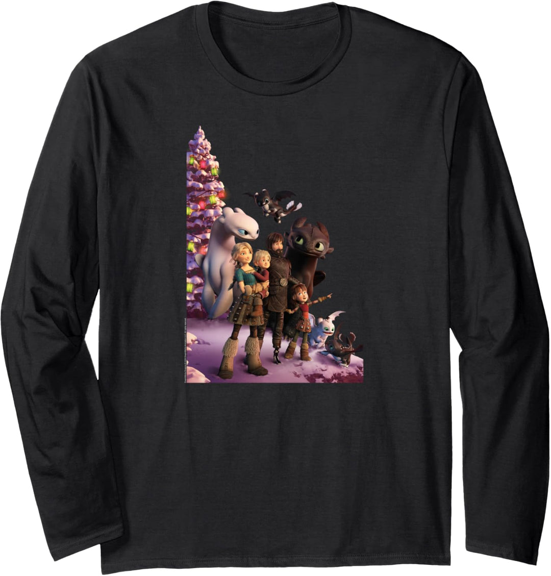 Drachenzähmen Leicht Gemacht 3 Eine grosse Familie Langarmshirt