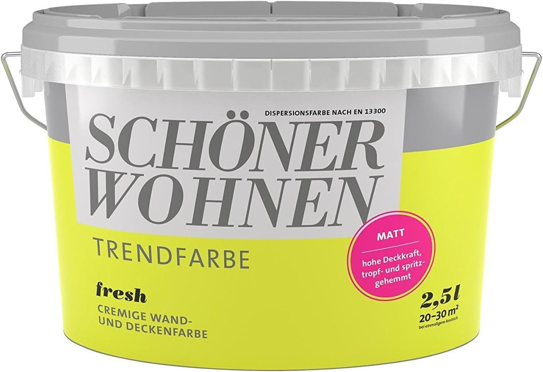 Schöner Wohnen 2,5 Liter Trendfarbe matt FRESH