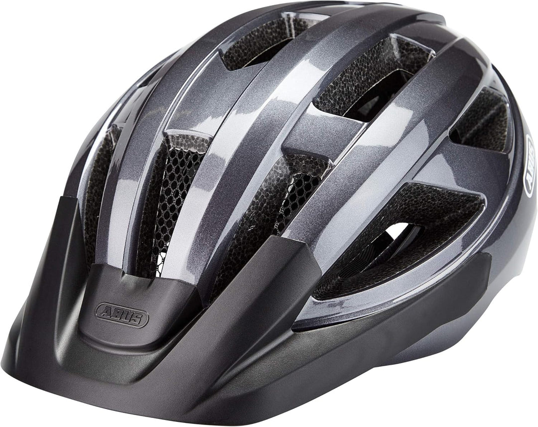 ABUS Rennradhelm Macator - sportiver Fahrradhelm für Einsteiger - auch für Zopfträger/-innen - für D