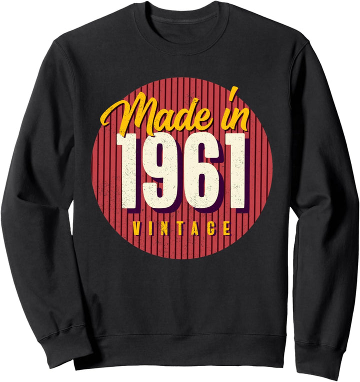 Retro 60er Stil Geburtstag 1961 Sweatshirt