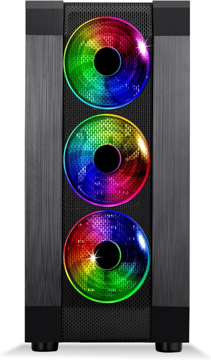 SPIRIT OF GAMER - Rogue VI - PC Gamer ATX/Matx/ITX Gehäuse - Frontplatte Und Gehärtete Glaswand - 4