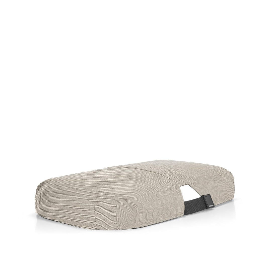 reisenthel carrybag cover herringbone sand – Schutzhülle für Einkaufstaschen, einfach zu platzierend