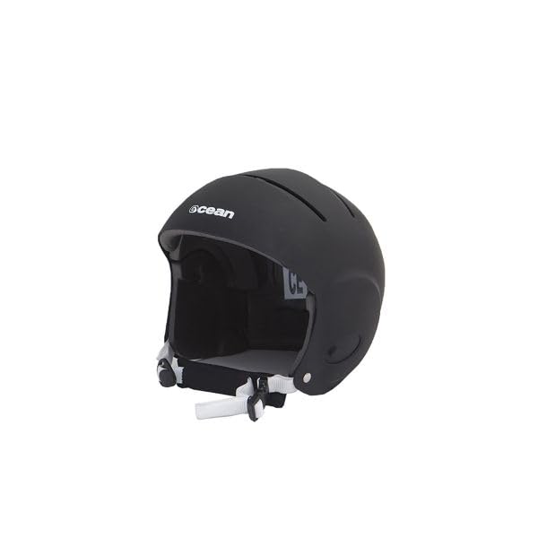 OCEAN Rhino Helm für Kitesurf und Wassersport, Unisex, Schwarz, M