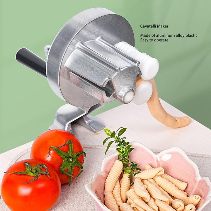Cavatelli Maker Maschine, Aluminiumlegierung Manuelle Pasta Maschine Nudelmaschine Hand Gnocchi Nude