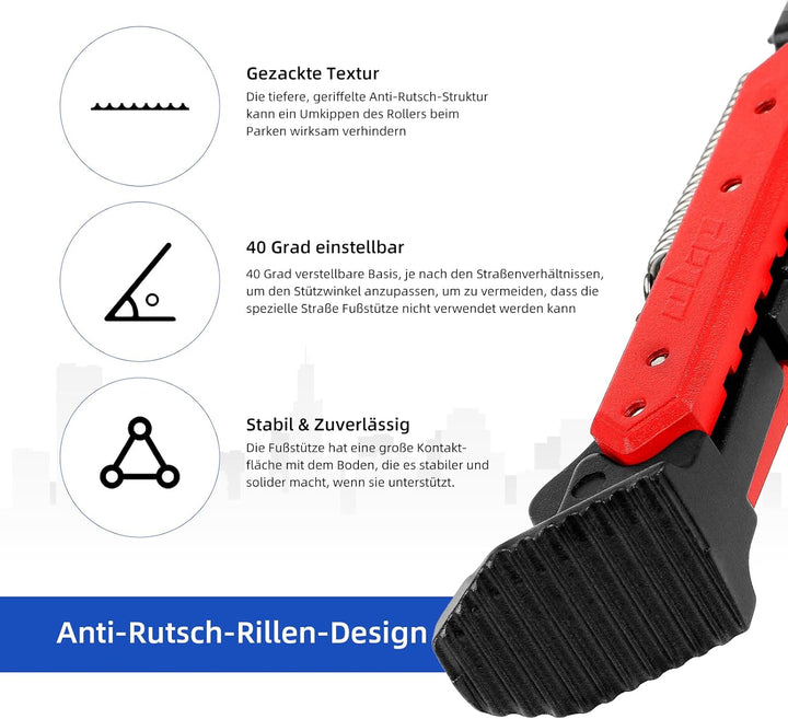 ulip Scooter Kickstand Parken Stand Füsse Unterstützung Ersatzteil Kompatibel für Ninebot Max G30/Ma