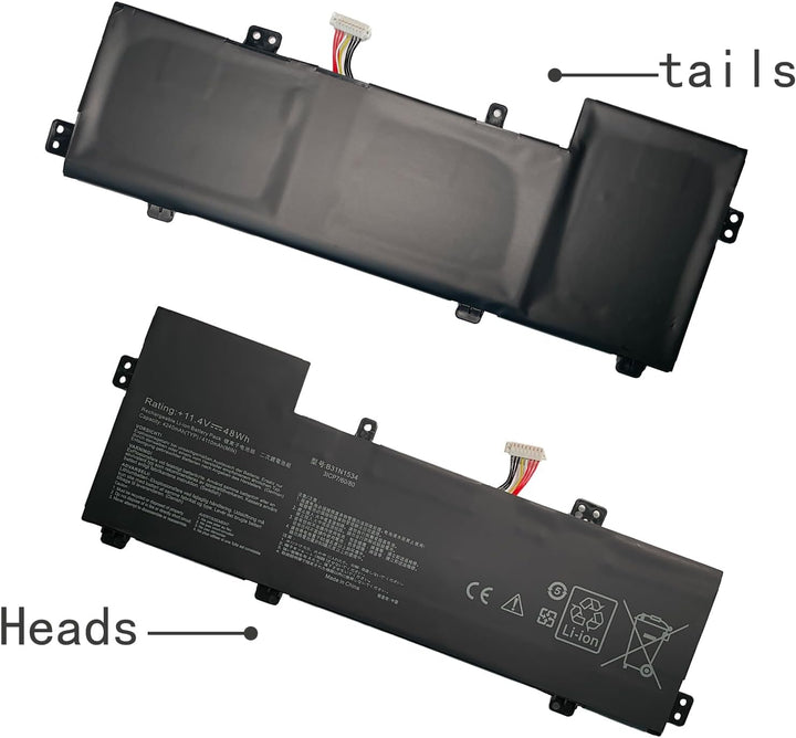 HUBEI B31N1534 0B200-02030000 Laptop Batterie Ersatz für Asus Zenbook UX510 UX510UW UX510UW-1A UX510