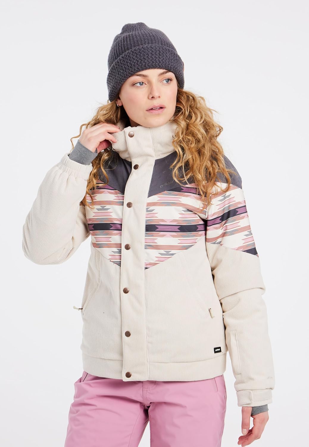 Protest Damen Ski- Und Snowboardjacke PRTLUCHU S Kit, S Kit