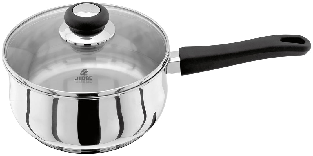 Judge Vista Kochtopf aus Edelstahl, 20cm, 2.1 L Kochtopf für Induktion, Ofenfest 20cm Kochtopf, 20cm