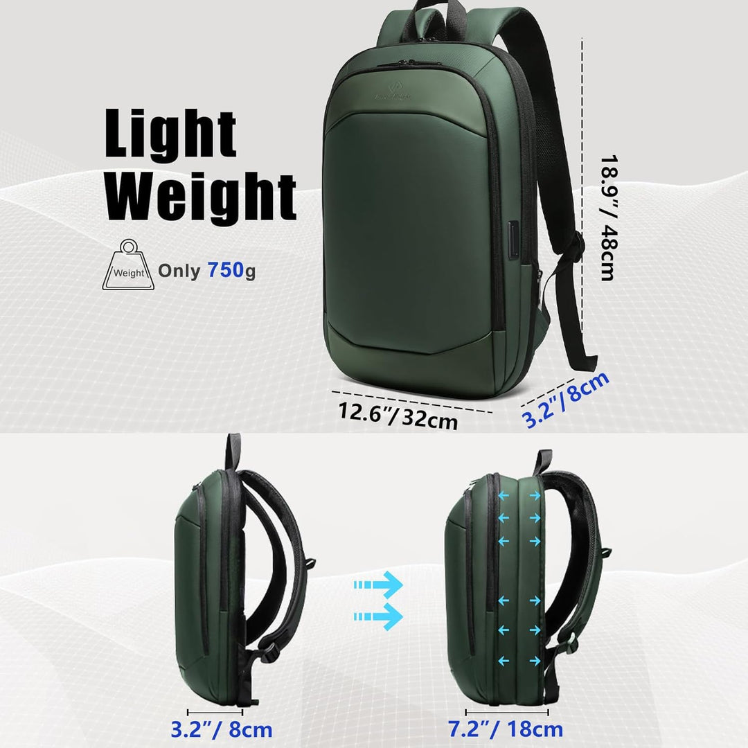 Laptop Rucksack Wasserdichter Gross mit USB-Anschluss Laptoptasche für 17 zoll Backpack Business Her