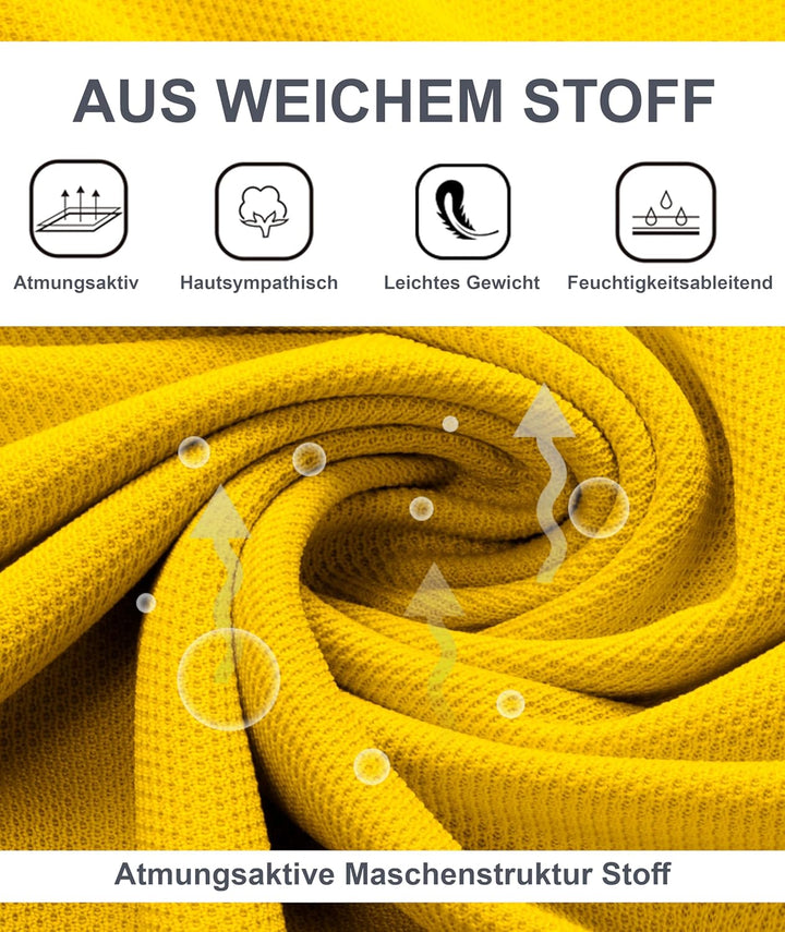 igeekwell Poloshirt Herren Kurzarm Atmungsaktives Golf-Polo-Hemd Summer Poloshirts Männer mit Brille