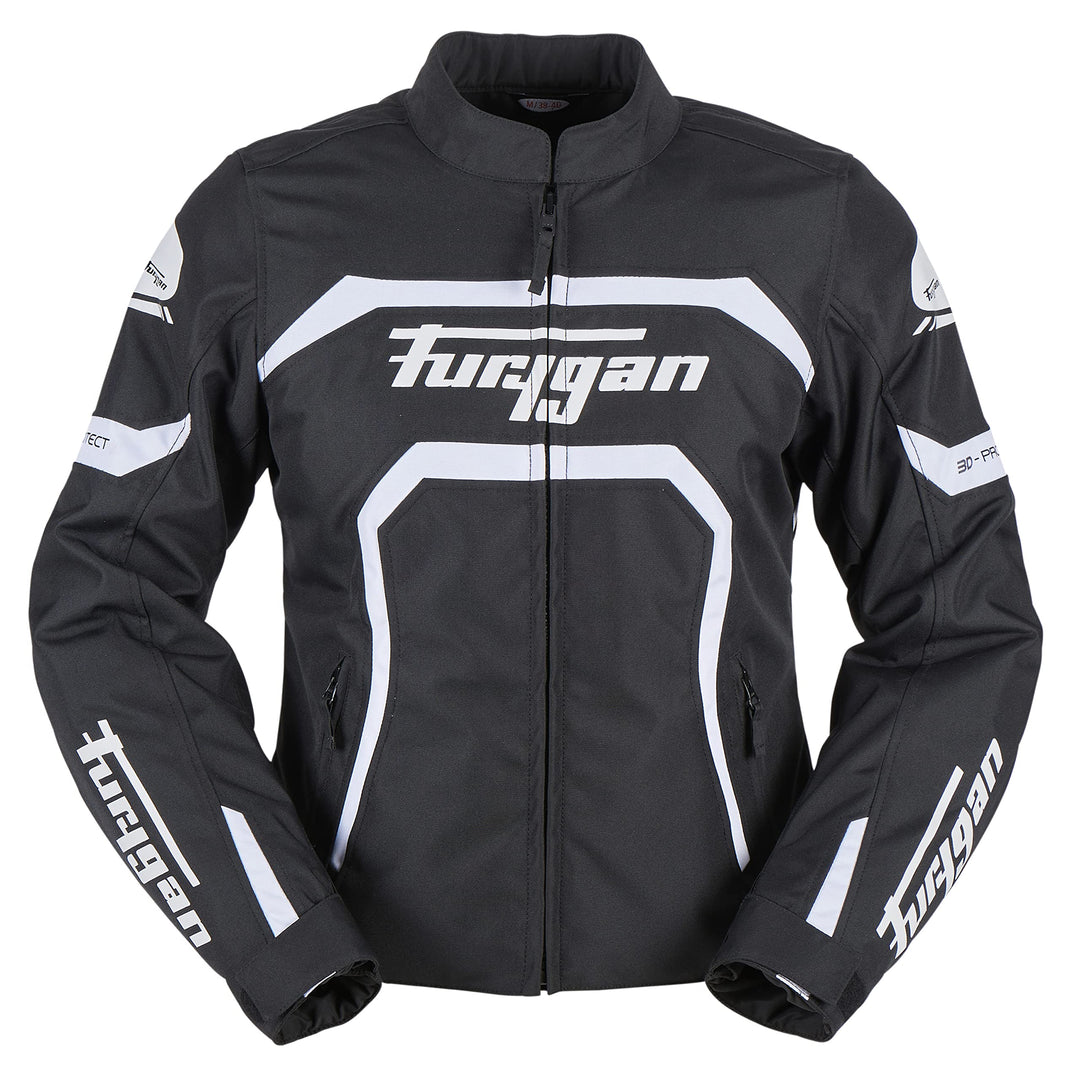 Furygan Damen Mystic Evo JACKEN UND MÄNTEL S Schwarz-Weiss, S Schwarz-Weiss