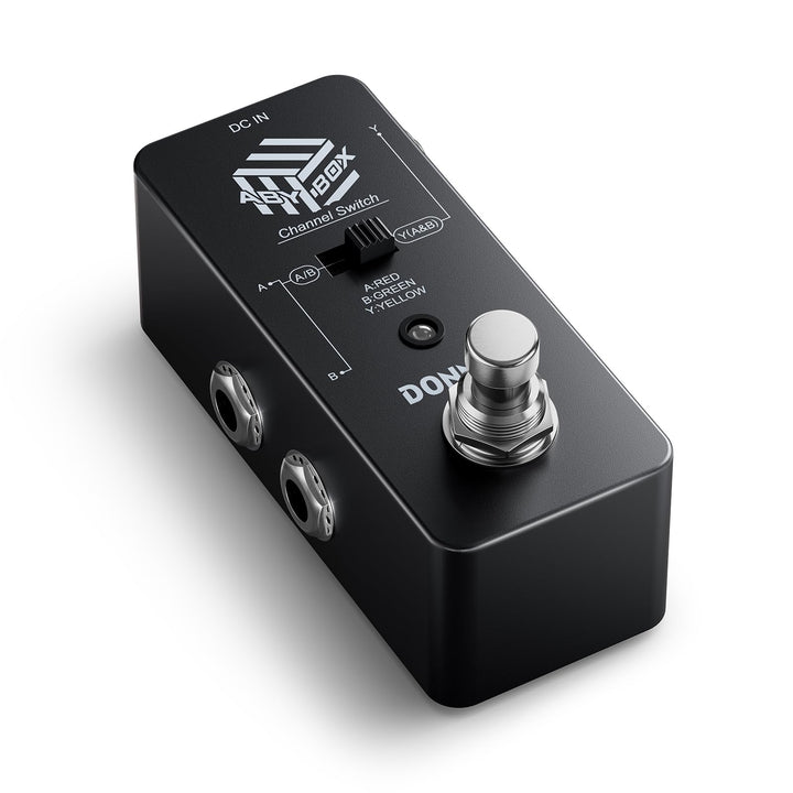 Donner ABY Box Line Selector AB Schalter Mini-Gitarren-Effektpedal True Bypass Schwarz：ABY pedal, Sc