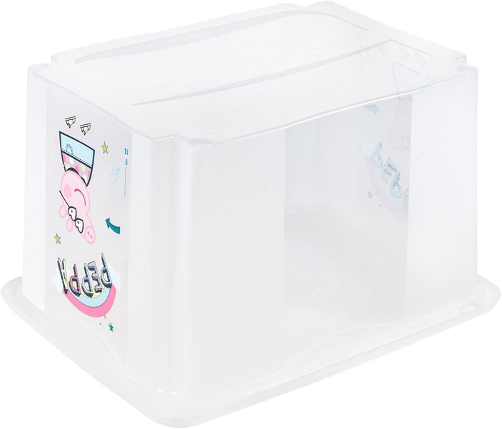 keeeper karolina 3x Peppa Pig Aufbewahrungsbox mit Deckel, Dreh- und stapelbar, Für Kinder, 30 l, Tr