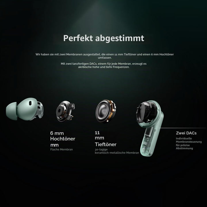 OnePlus Buds 4 Auriculares Bluetooth Verde (Zen Green)