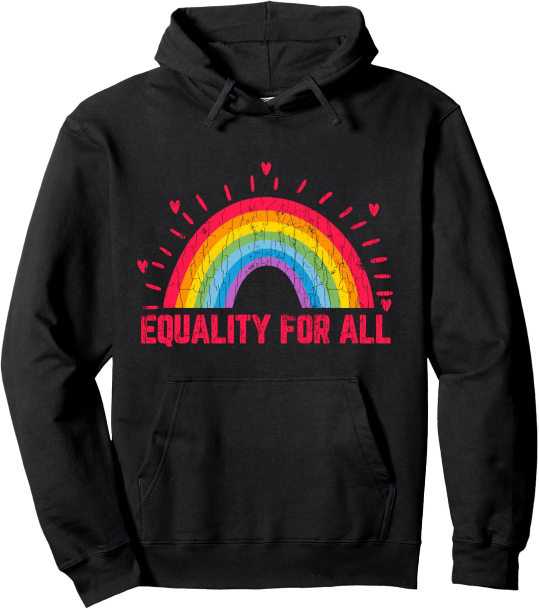 Gleichheit für alle lustig schwul lesbisch Stolz LGBTQ Pullover Hoodie