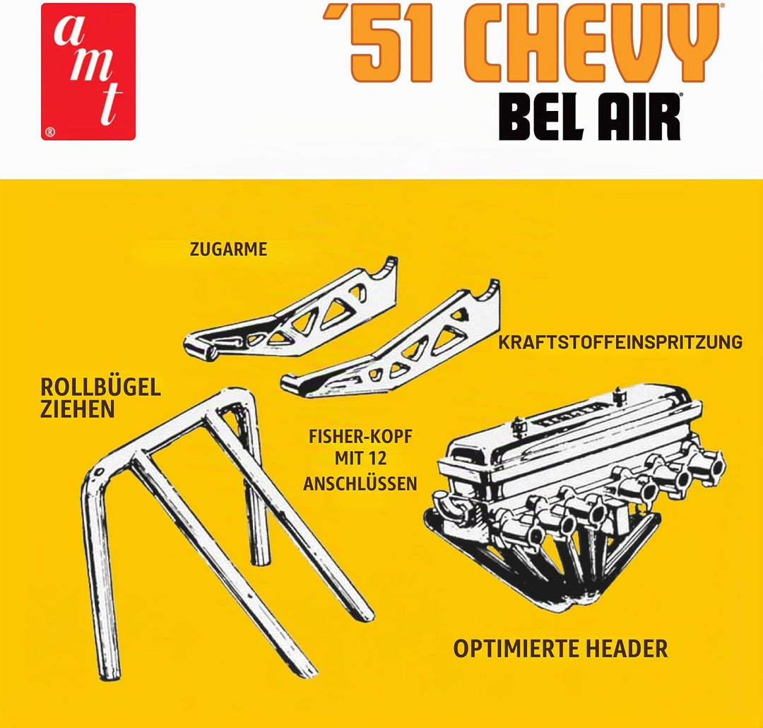 Round2 AMT862/12-1/25 1951er Chevy Bel Air, Fahrzeuge