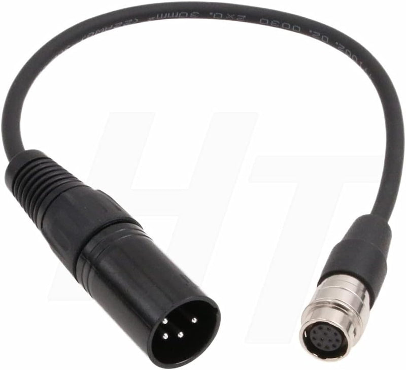 B4 ENG Objektiv-Servo 12 V Stromkabel XLR 4 Pin auf Hirose 12 Pin für Fujinon Nikon Angenieux Schnei